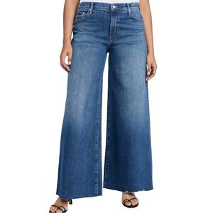 Sz 30 Mother Swisher Sneak Fray Flare Jeans Punch Buggy